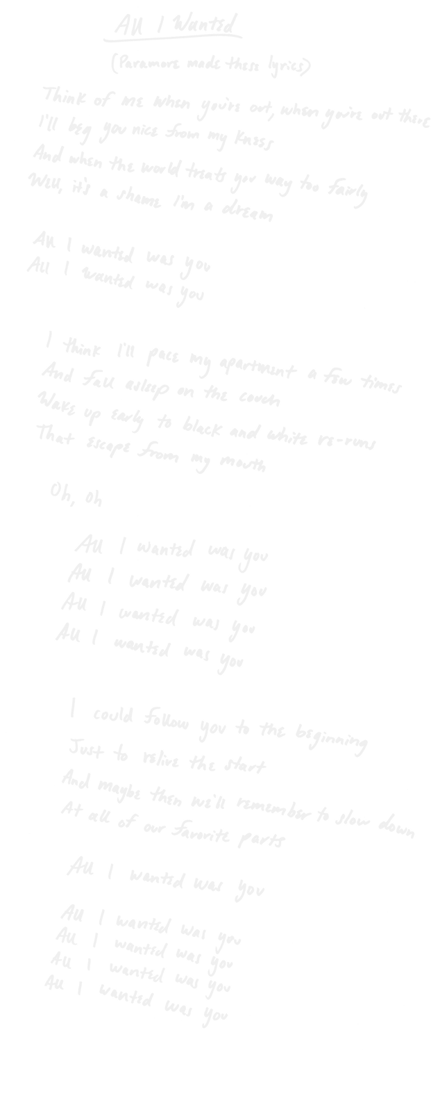 AllIWantedLyricsGrey.png